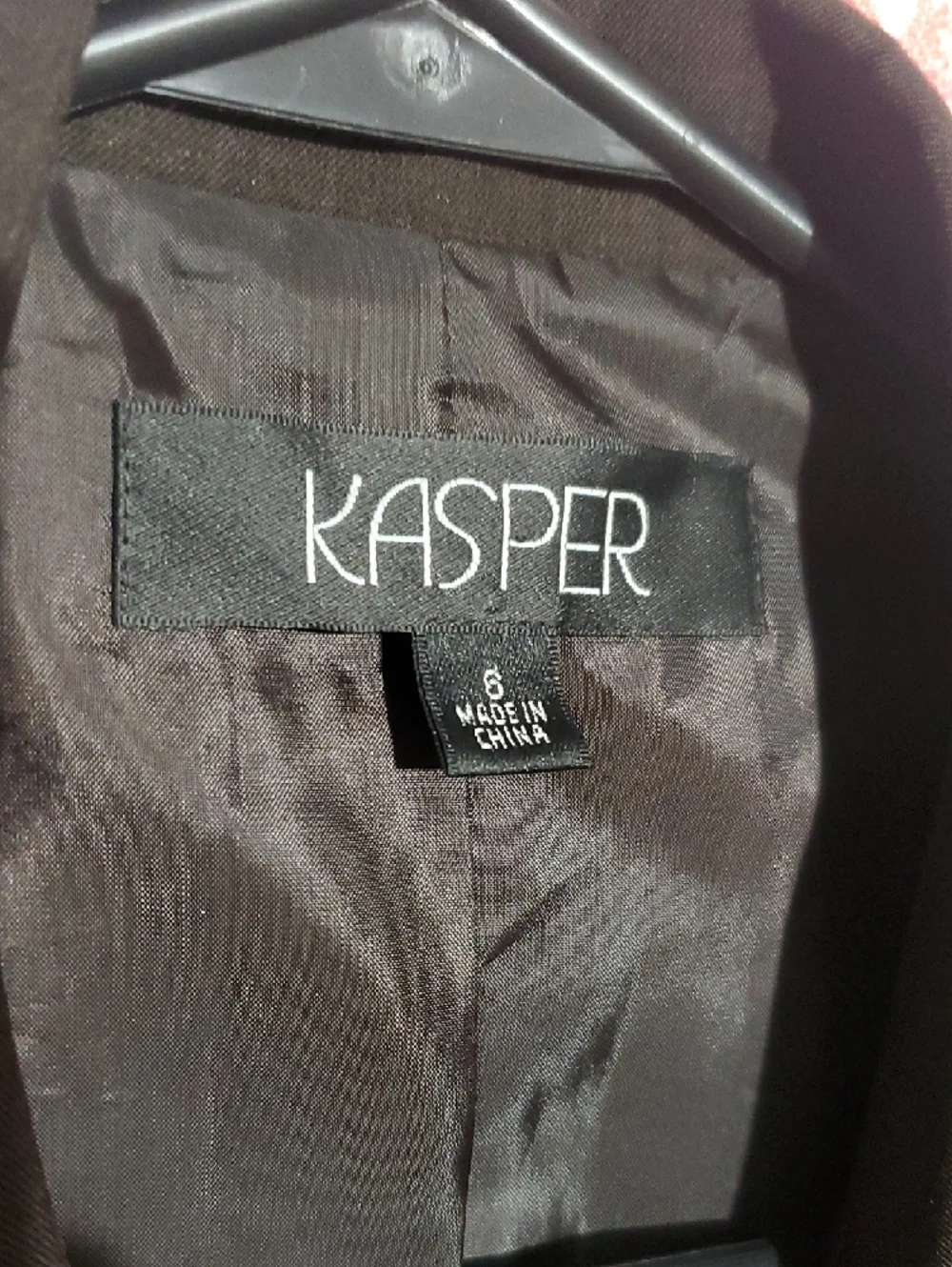Kasper Brown Women's Tailored Blazer with Decorative Buckle 6